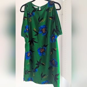 Mango | Midi Sundress in Green Floral